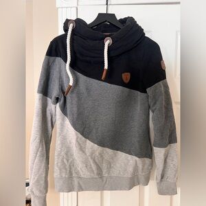 Wanakome Black and Gray Hoodie